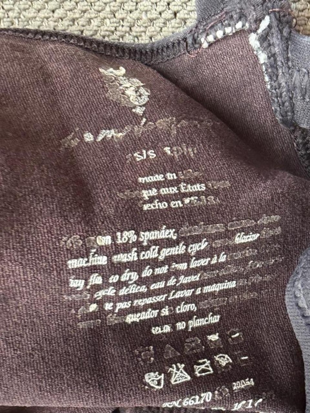 FP Movement by Free People Charcoal Good Karma Onesie - Picture 3 of 3